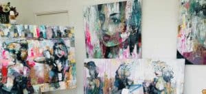 Atelier,studio,karlien,schilderijen