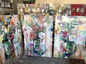 Bloemenschilderij,kunst,karlien,karlienart,kunstlaren,artlaren,amersfoort