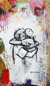 heart,hug,knuffel,tekening,art,schilderij,karlien,kunst,art,laren