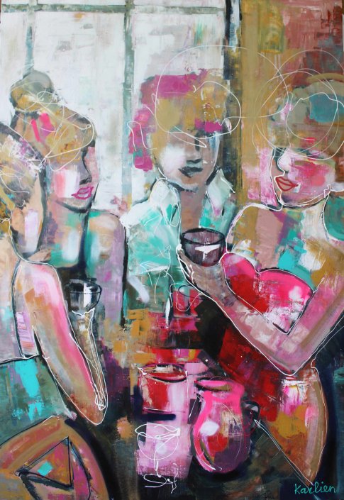 2022 – Cherry Bomb – Karlien Kuperus k kunst,art,karlien,modern,fifiguratief,hedendaagse kunst,art laren